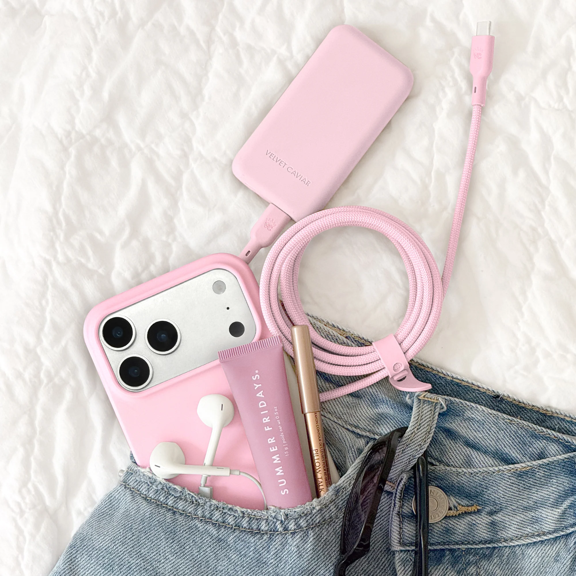 Strawberry Milk Fast Charging Cable, 6ft USB-C - Image 7