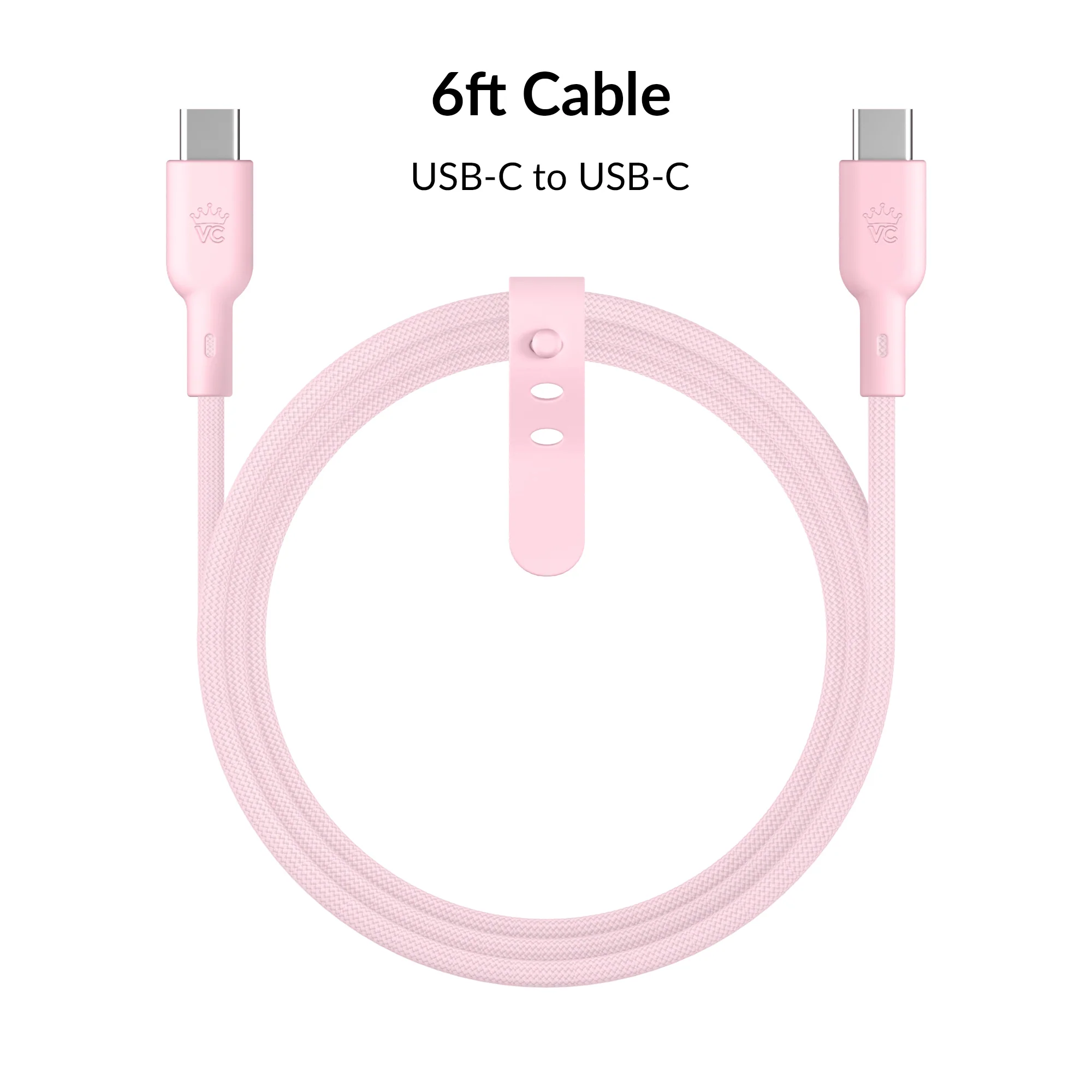 Strawberry Milk Fast Charging Set, Dual Port Wall Adapter + 6ft USB-C Cable - Image 5