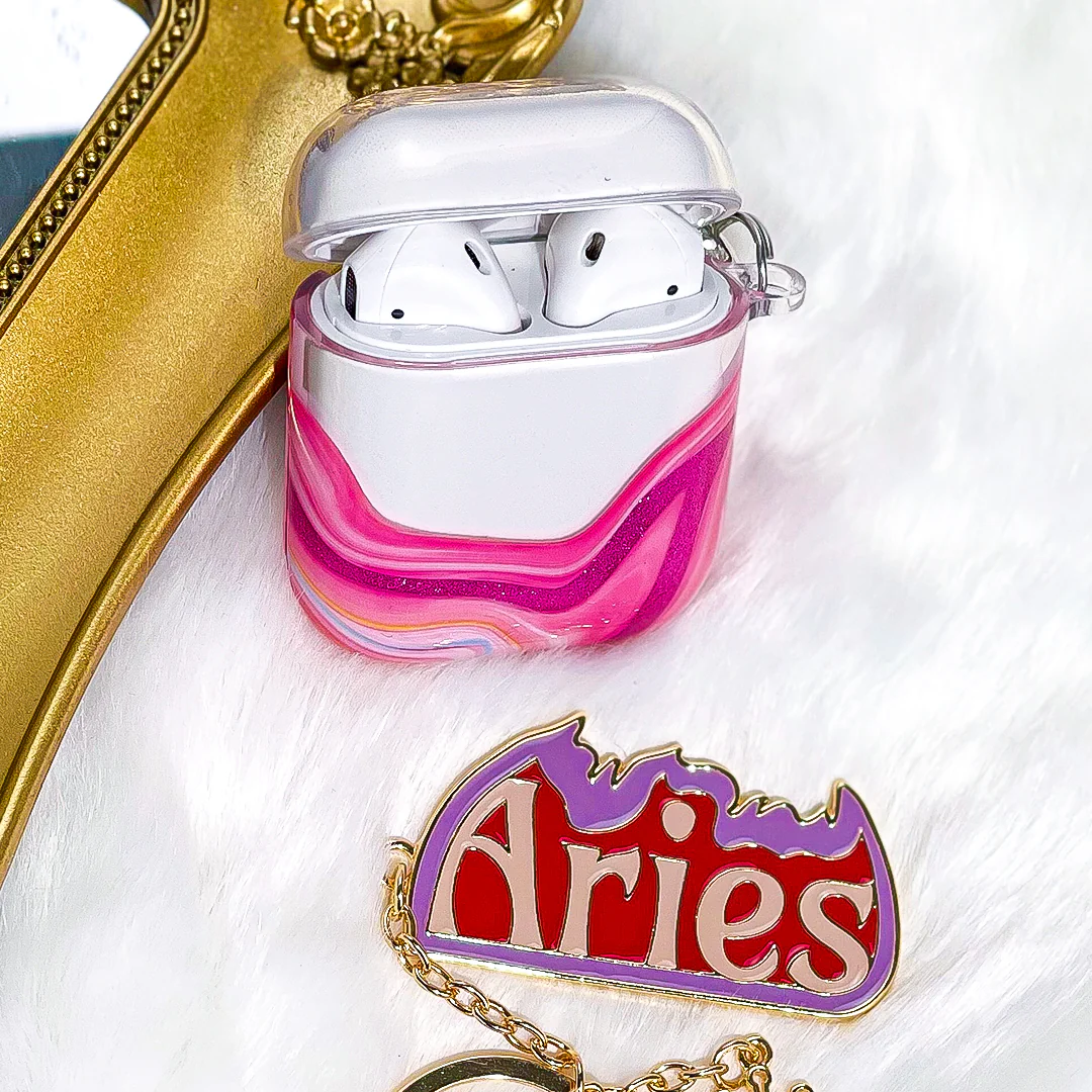 Pink Geode AirPod Case - Image 7