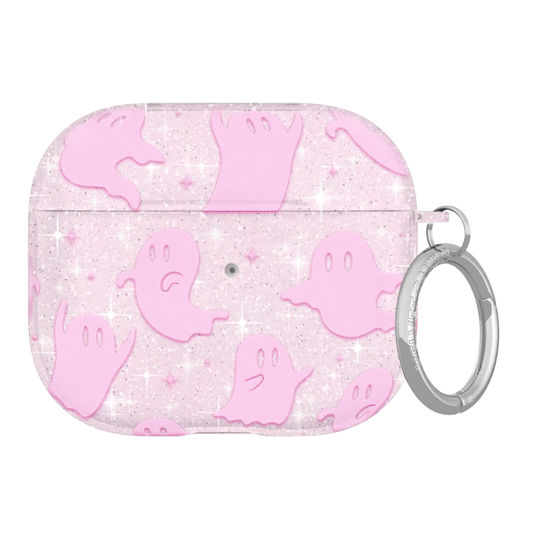 Ghosted Pink Glitter AirPod Case - Image 11