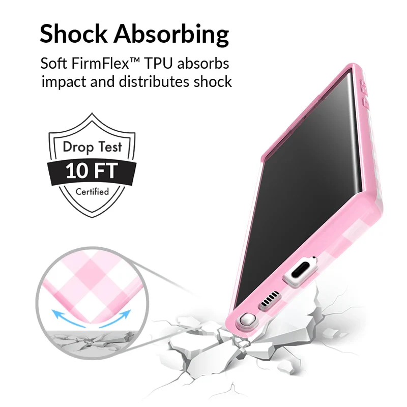Baby Pink Gingham Samsung Case - Image 18