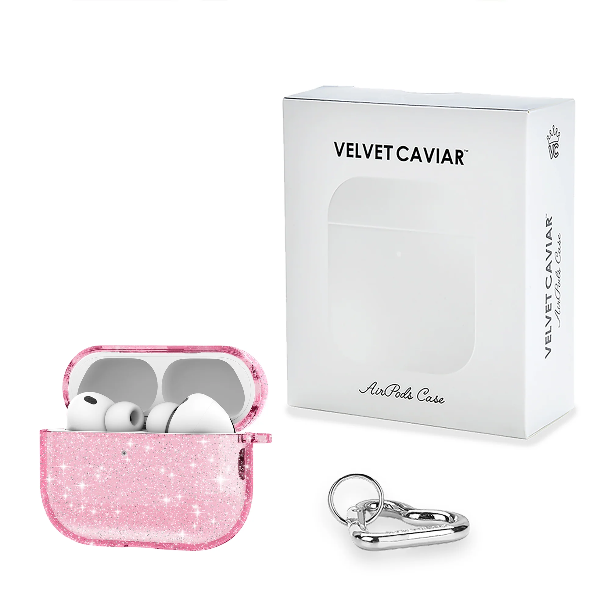 Pink Stardust Glitter AirPod Case - Image 20
