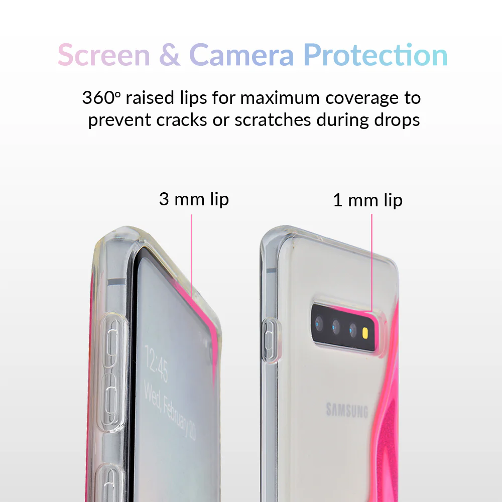 Pink Geode Glitter Samsung Case - Image 12