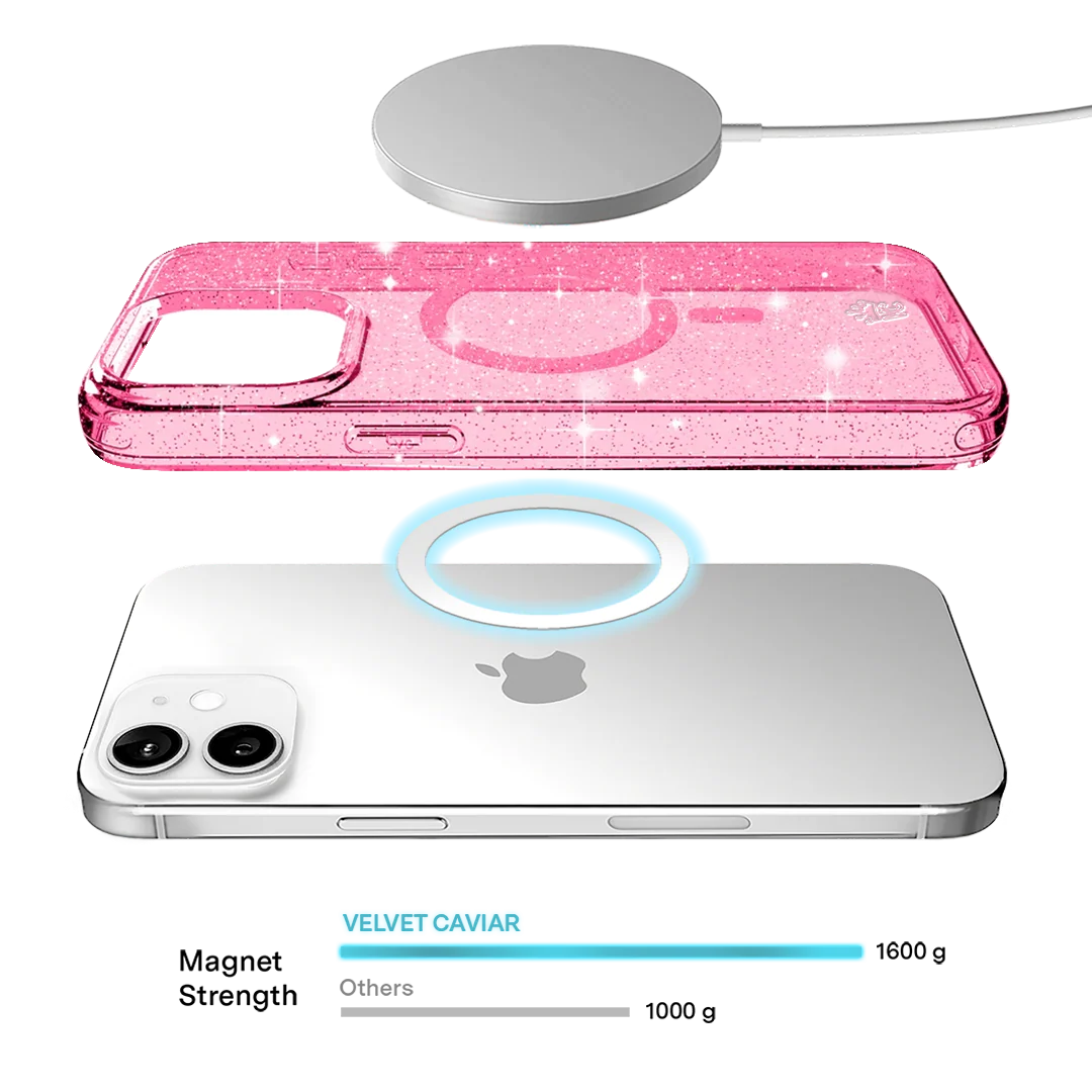 Pink Stardust Glitter iPhone Case - Image 113