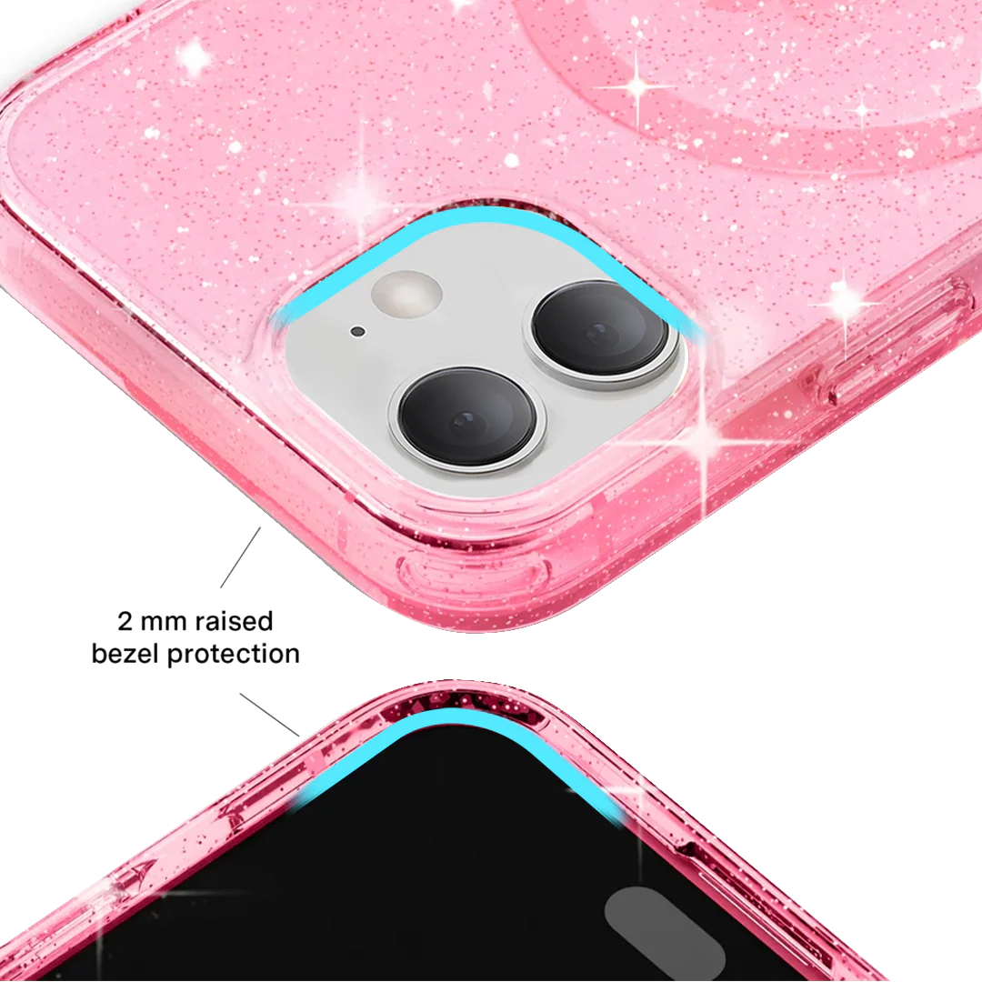 Pink Stardust Glitter iPhone Case - Image 117