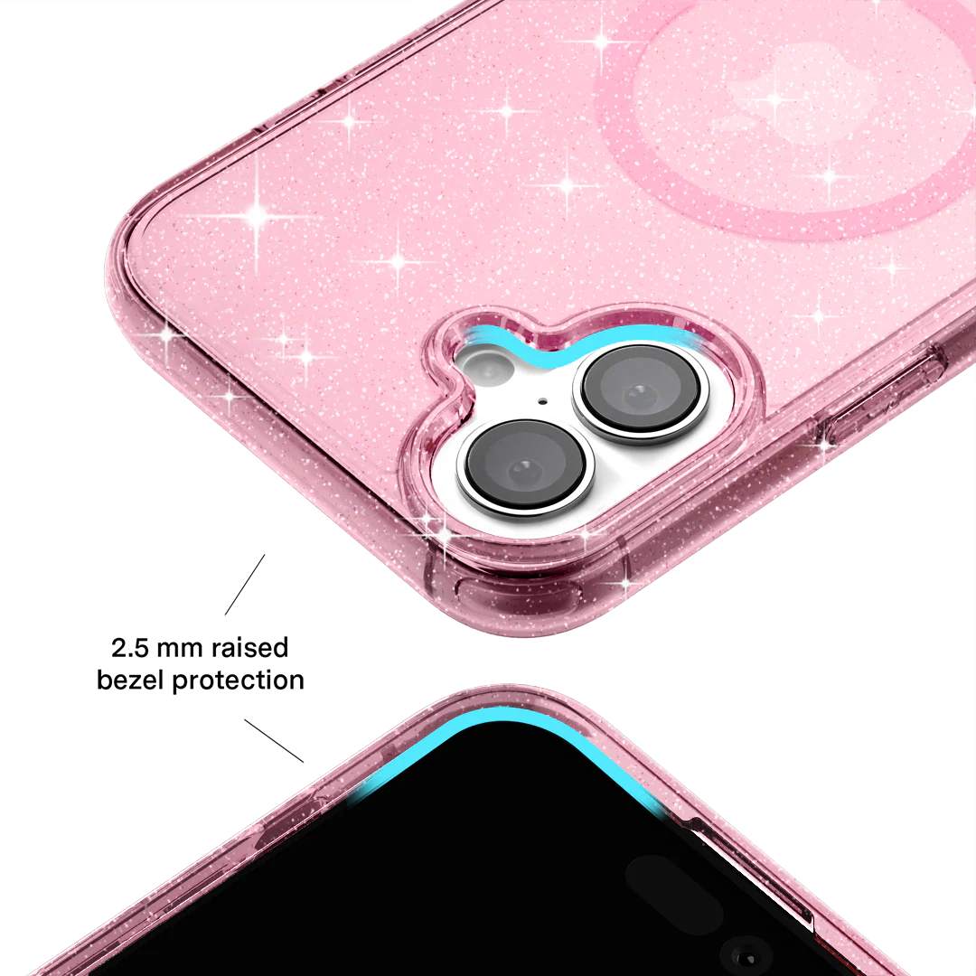 Pink Stardust Glitter iPhone Case - Image 127