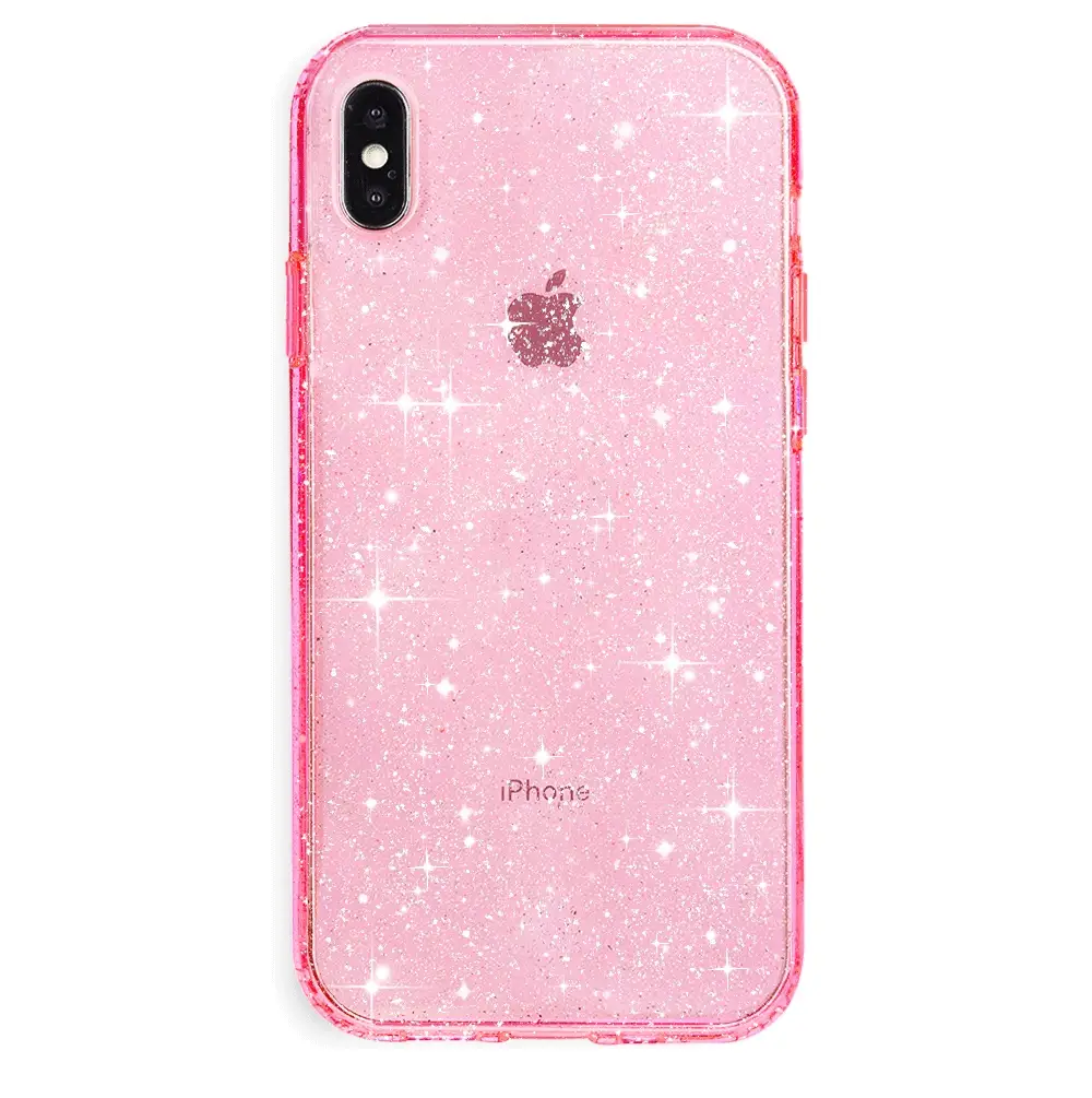 Pink Stardust Glitter iPhone Case - Image 16