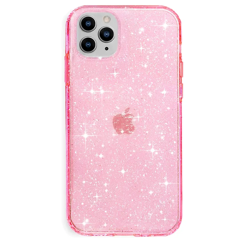Pink Stardust Glitter iPhone Case - Image 36