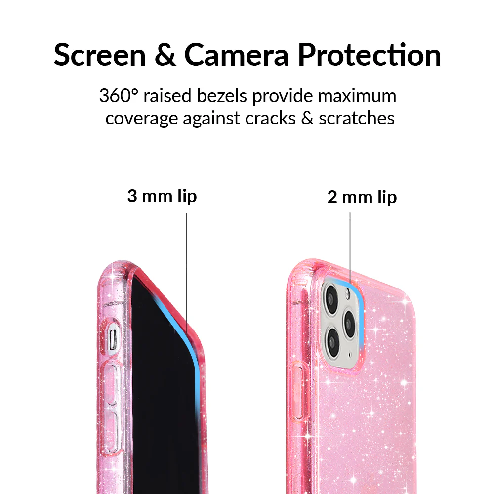 Pink Stardust Glitter iPhone Case - Image 37