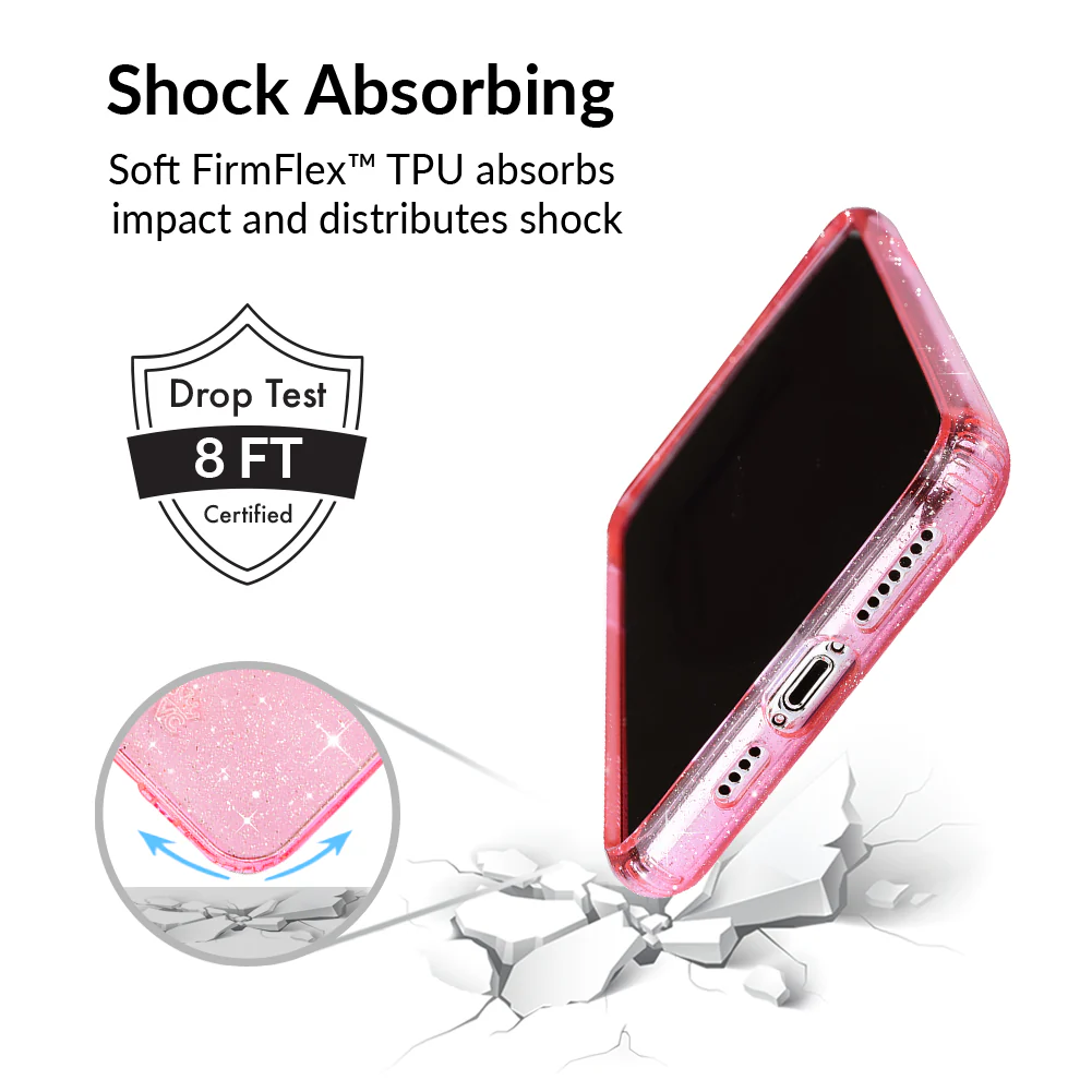 Pink Stardust Glitter iPhone Case - Image 38