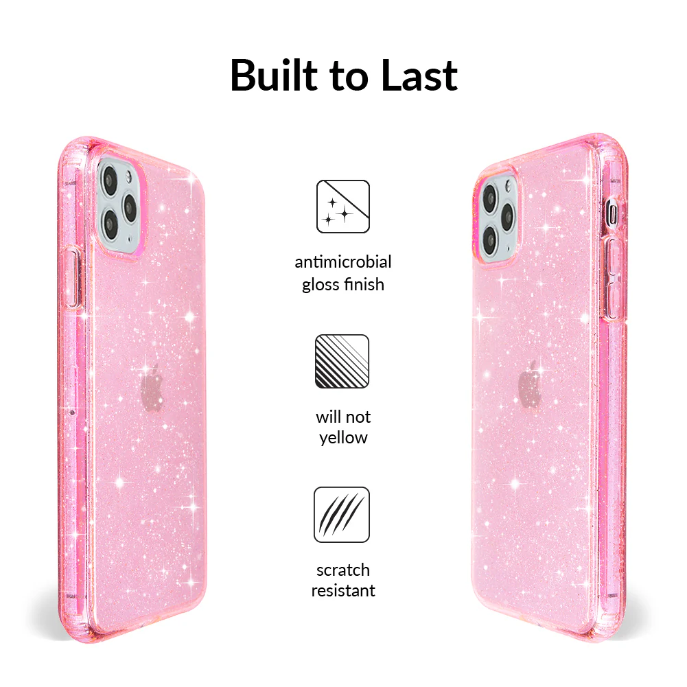 Pink Stardust Glitter iPhone Case - Image 39