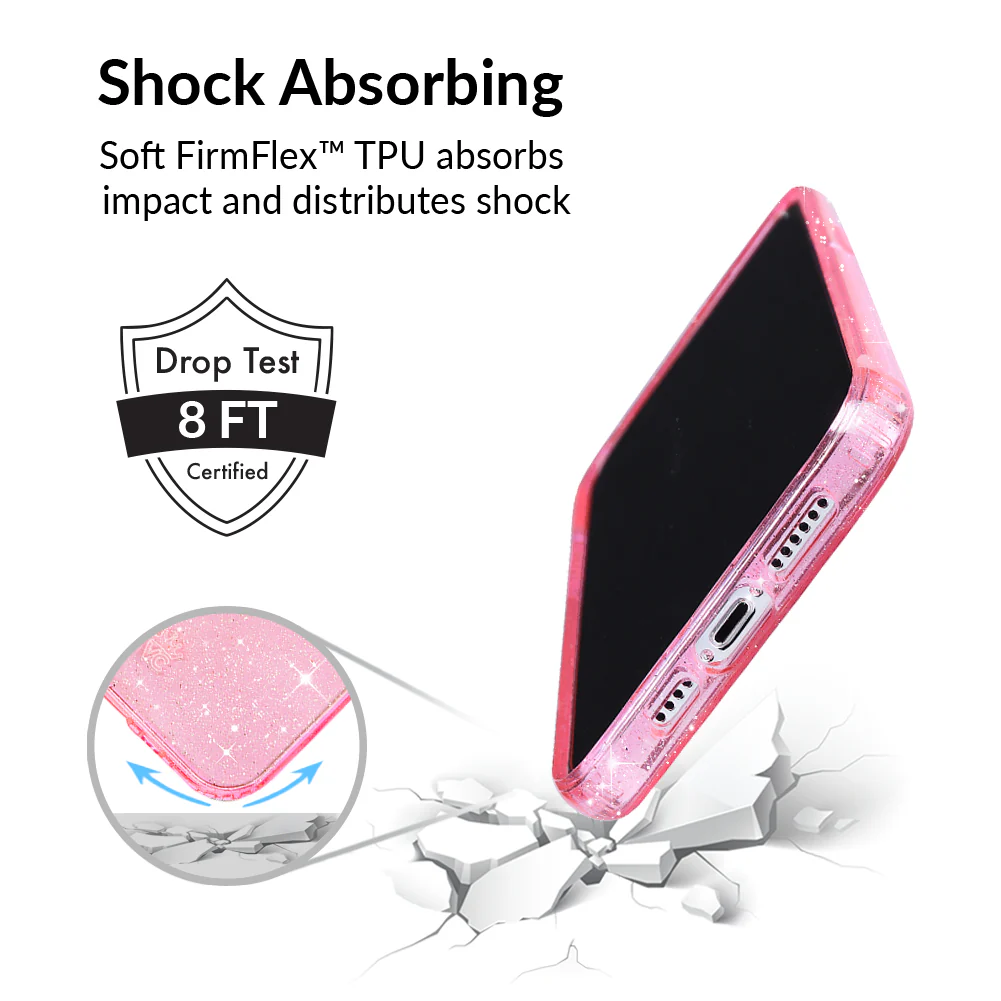 Pink Stardust Glitter iPhone Case - Image 48