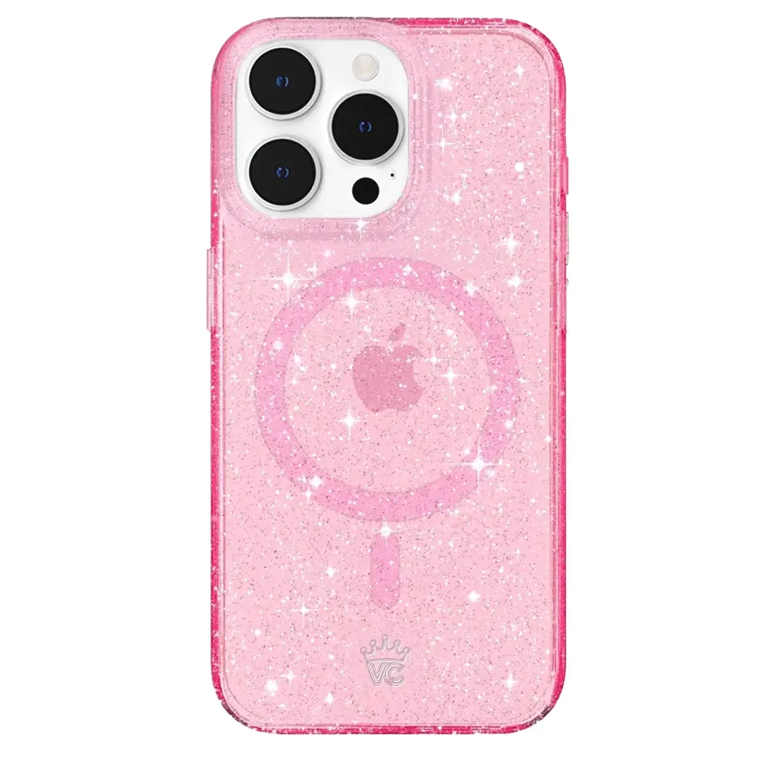 Pink Stardust Glitter iPhone Case - Image 82