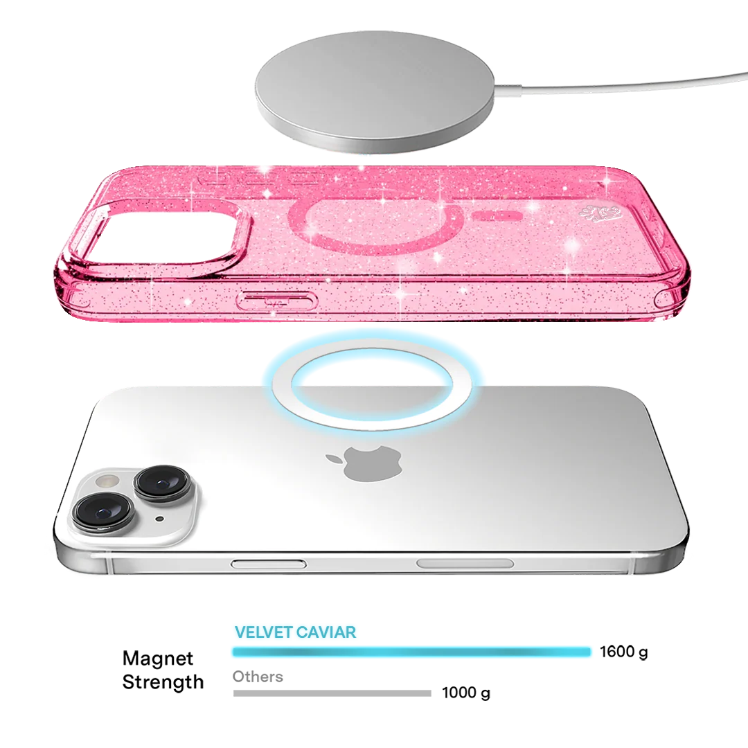 Pink Stardust Glitter iPhone Case - Image 88