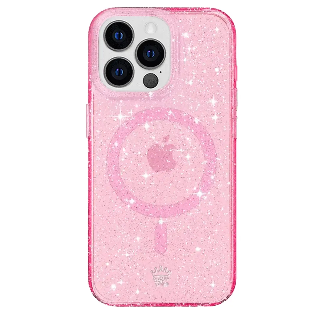 Pink Stardust Glitter iPhone Case - Image 91