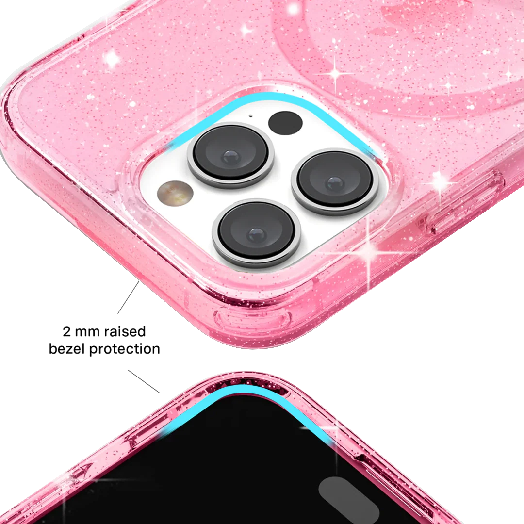 Pink Stardust Glitter iPhone Case - Image 92