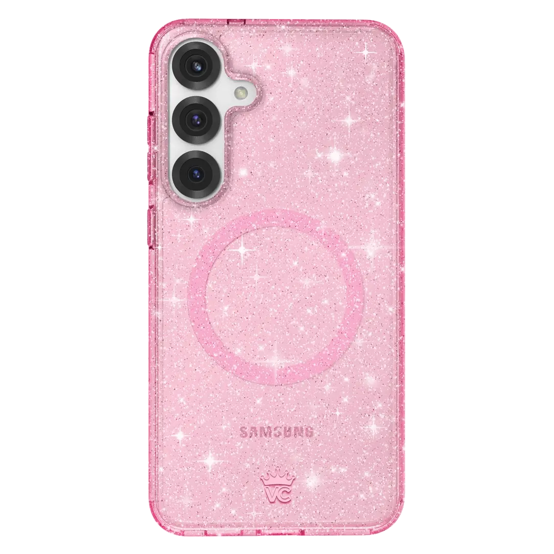 Pink Stardust Glitter Samsung Case - Image 110