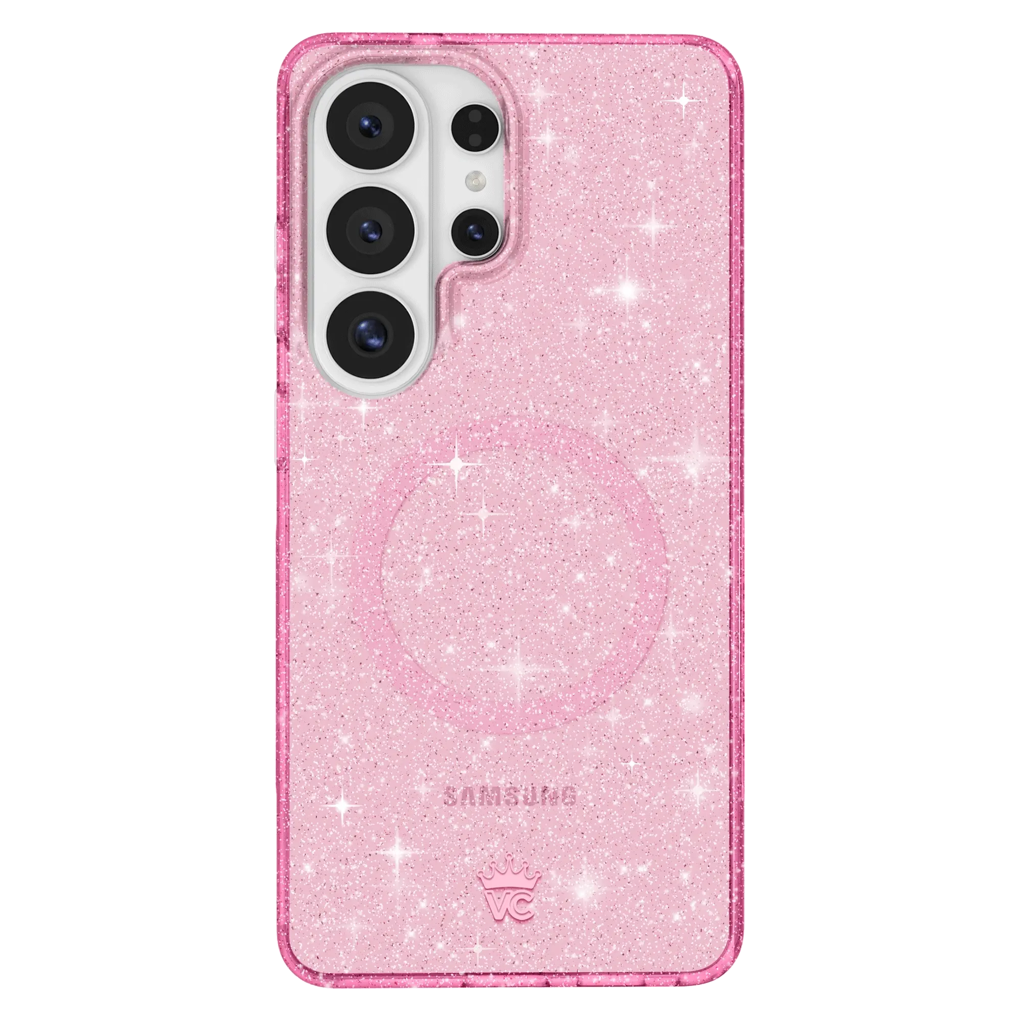 Pink Stardust Glitter Samsung Case - Image 125
