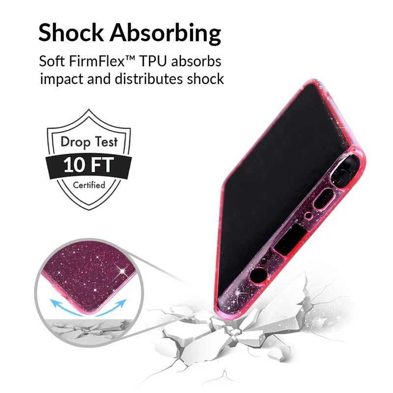 Pink Stardust Glitter Samsung Case - Image 13