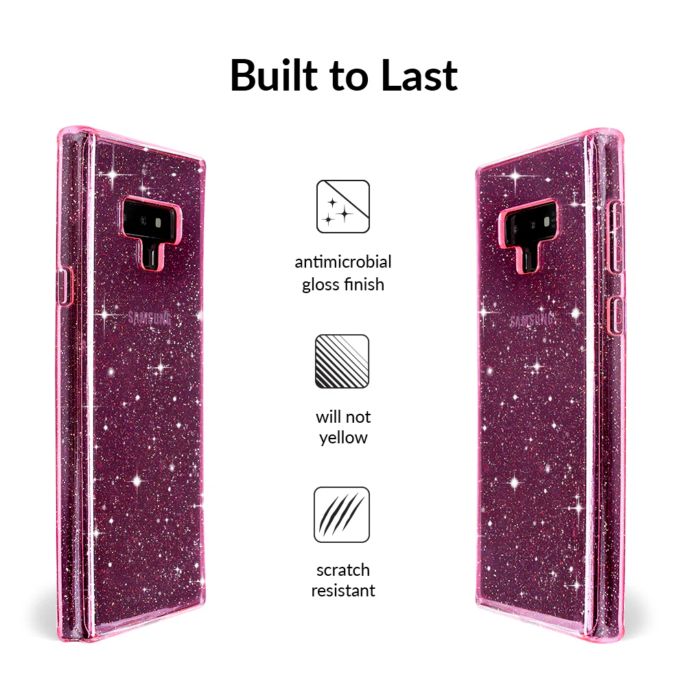 Pink Stardust Glitter Samsung Case - Image 14
