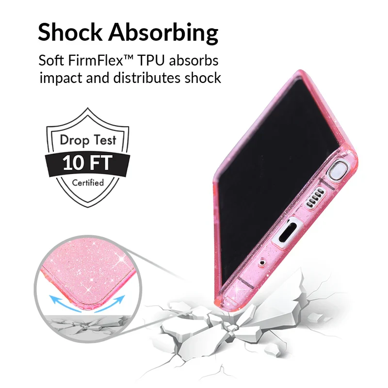 Pink Stardust Glitter Samsung Case - Image 23