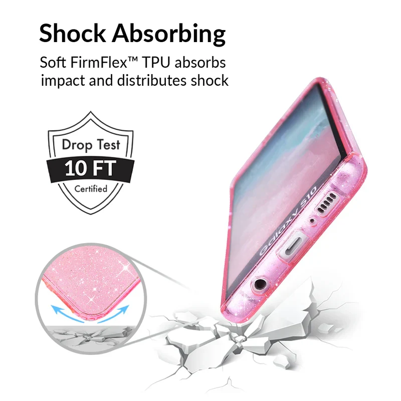 Pink Stardust Glitter Samsung Case - Image 28
