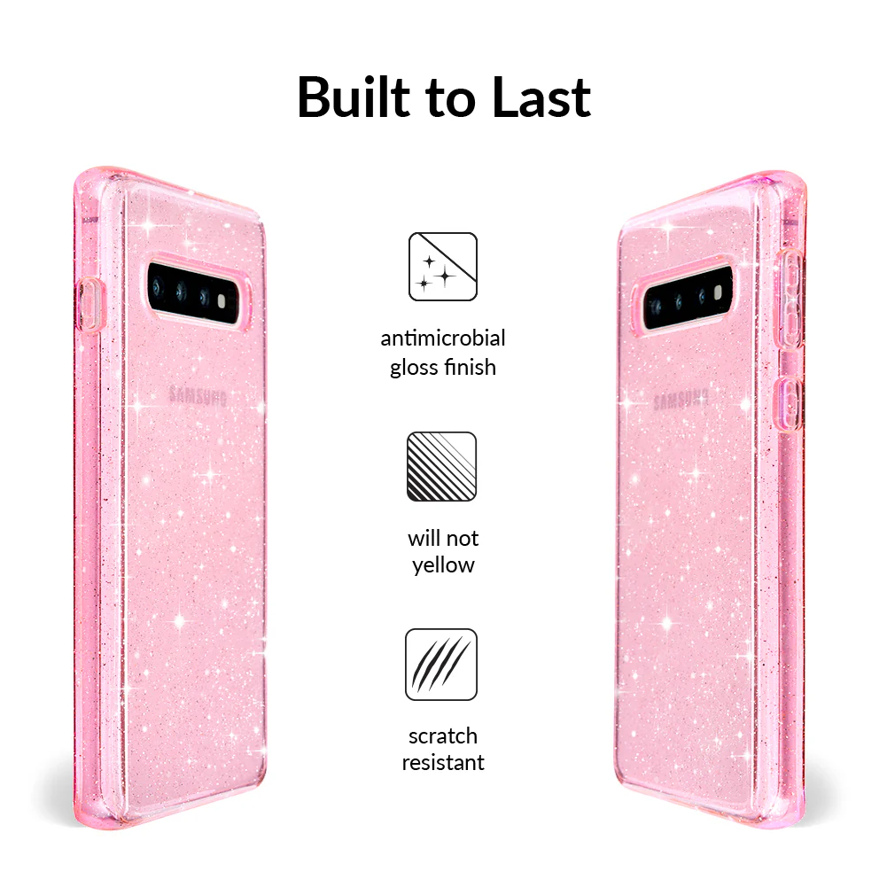 Pink Stardust Glitter Samsung Case - Image 29
