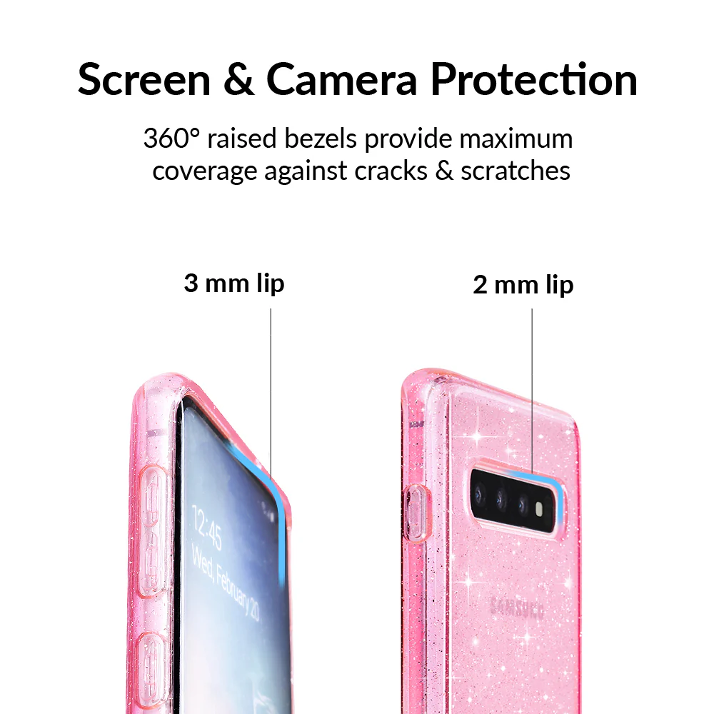 Pink Stardust Glitter Samsung Case - Image 32