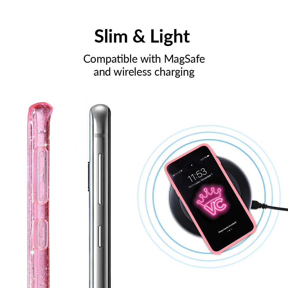 Pink Stardust Glitter Samsung Case - Image 35
