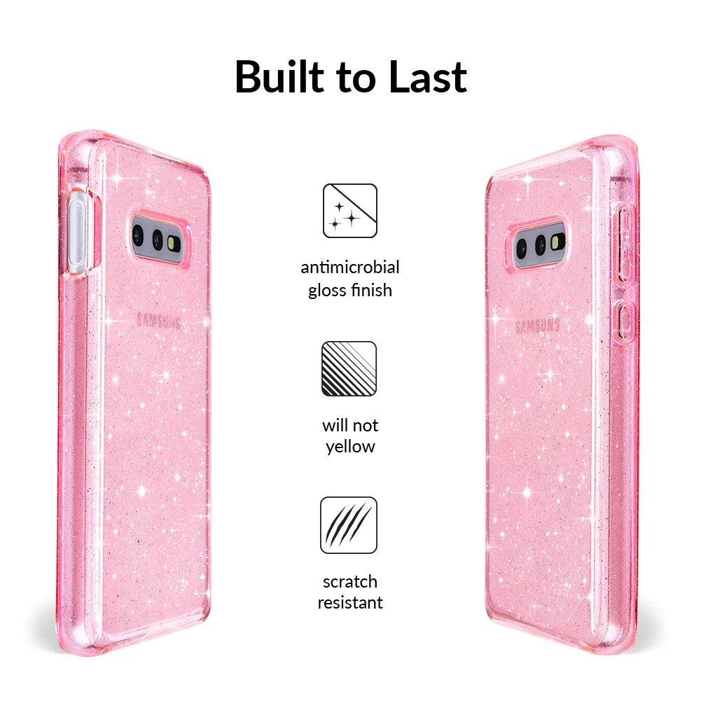 Pink Stardust Glitter Samsung Case - Image 38