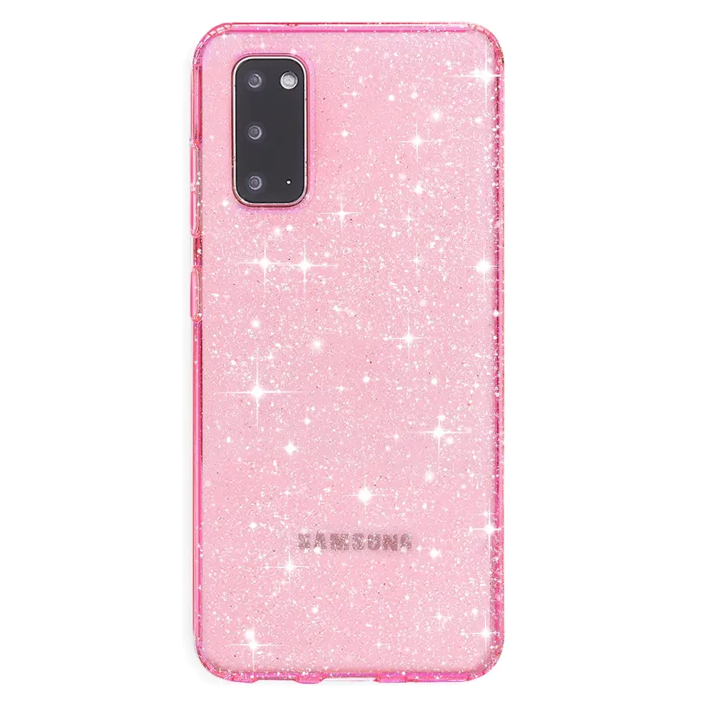 Pink Stardust Glitter Samsung Case - Image 40