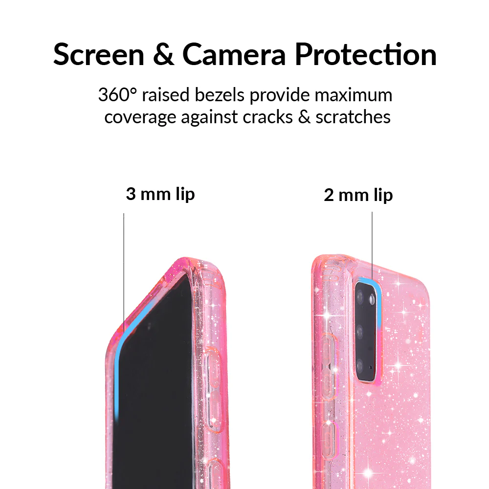 Pink Stardust Glitter Samsung Case - Image 41