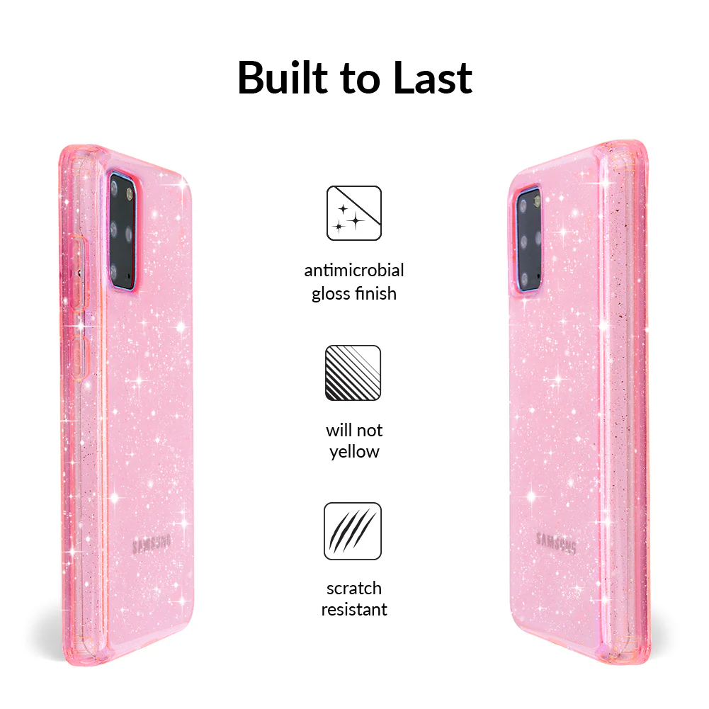 Pink Stardust Glitter Samsung Case - Image 48