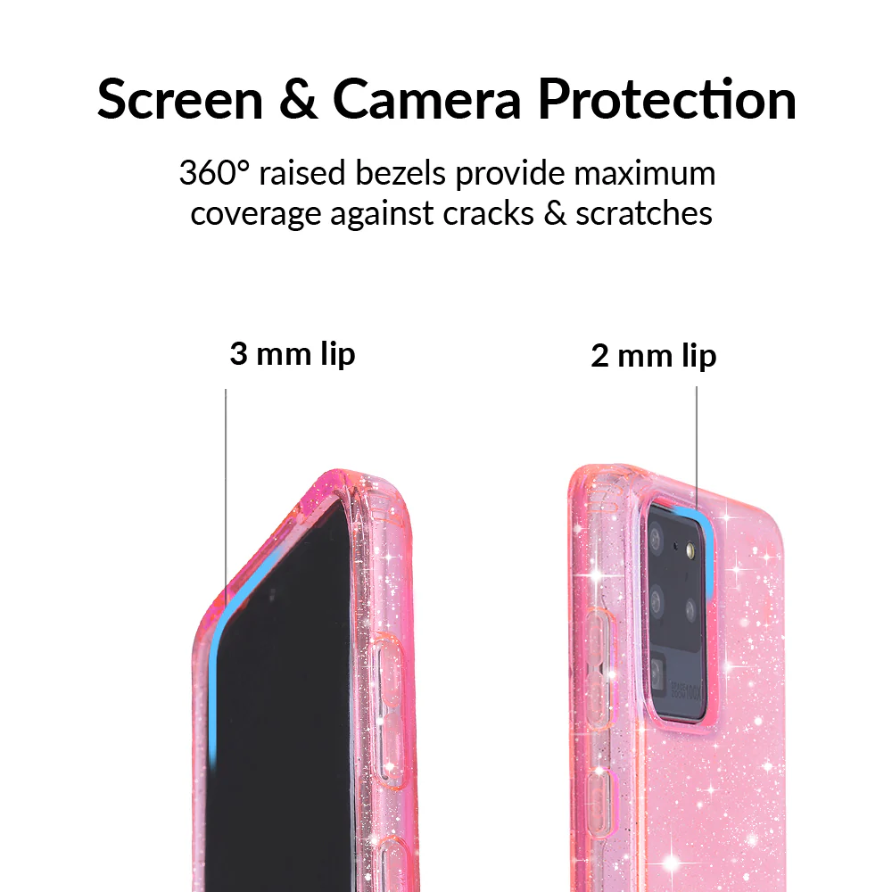 Pink Stardust Glitter Samsung Case - Image 51