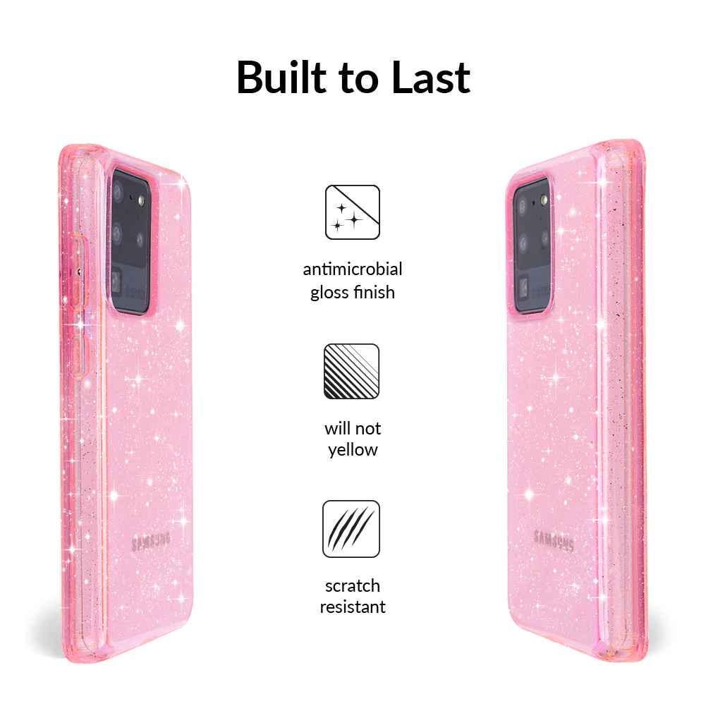 Pink Stardust Glitter Samsung Case - Image 53
