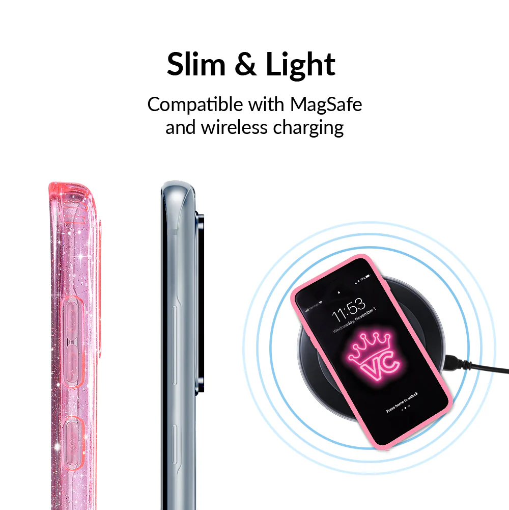 Pink Stardust Glitter Samsung Case - Image 54