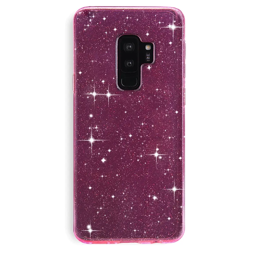 Pink Stardust Glitter Samsung Case - Image 6