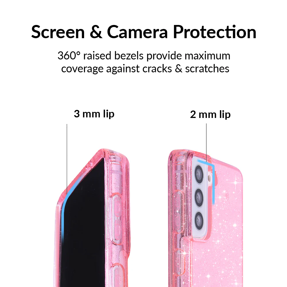 Pink Stardust Glitter Samsung Case - Image 61