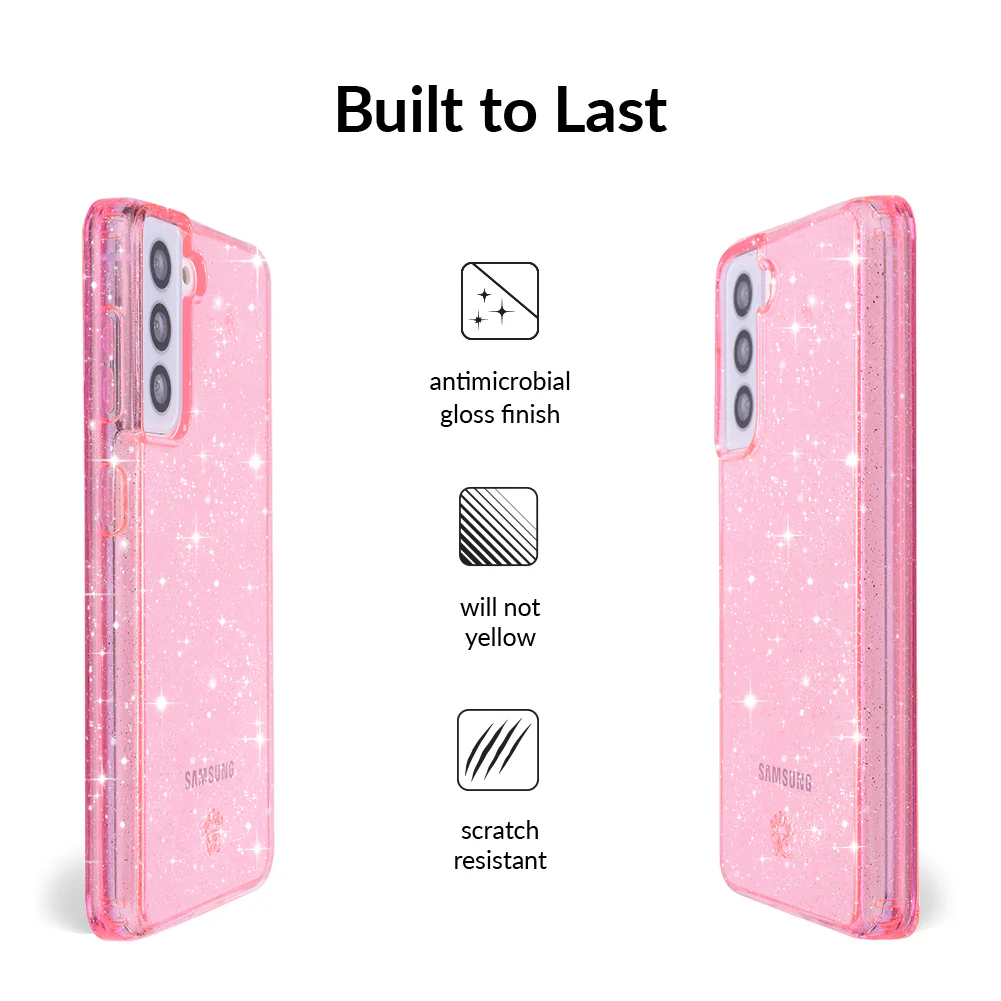 Pink Stardust Glitter Samsung Case - Image 63