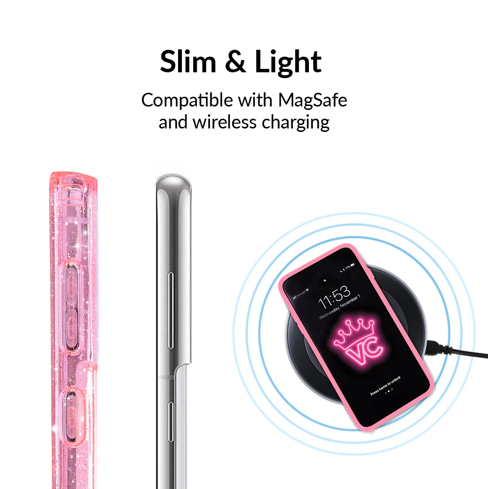 Pink Stardust Glitter Samsung Case - Image 69