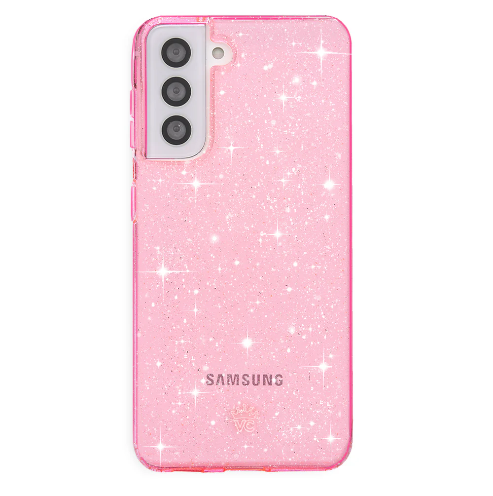 Pink Stardust Glitter Samsung Case - Image 70