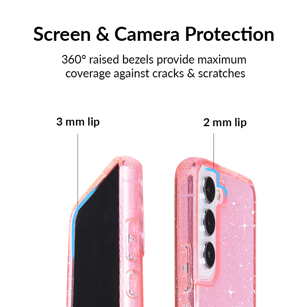 Pink Stardust Glitter Samsung Case - Image 71