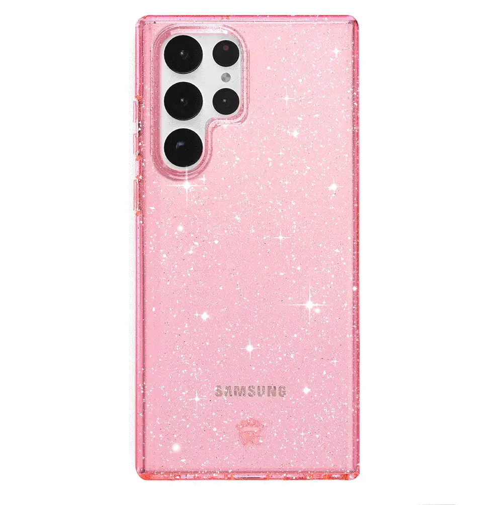 Pink Stardust Glitter Samsung Case - Image 95