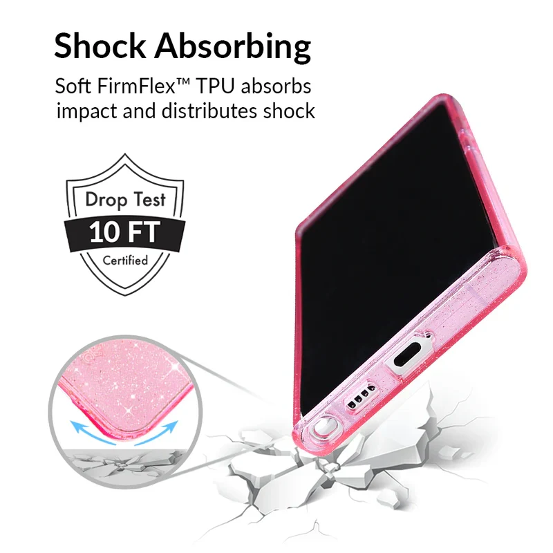 Pink Stardust Glitter Samsung Case - Image 97