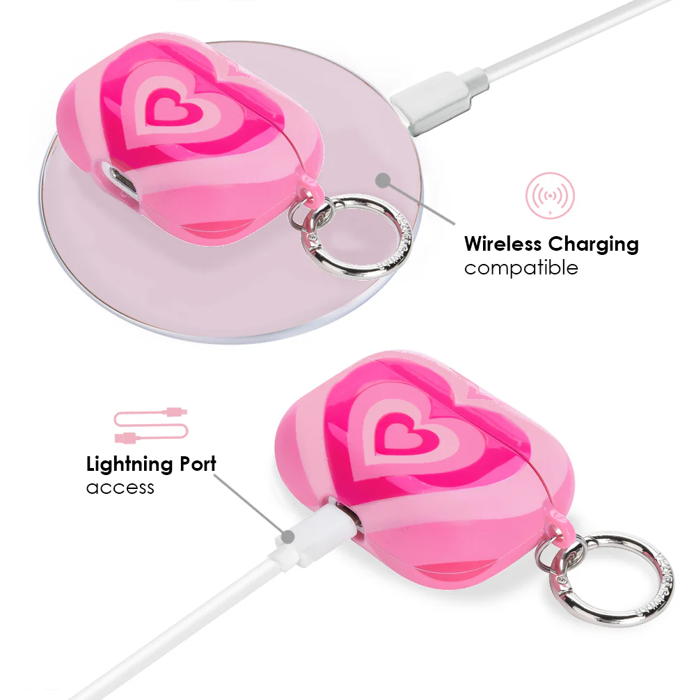 Pink Sweethearts AirPod Case - Image 14