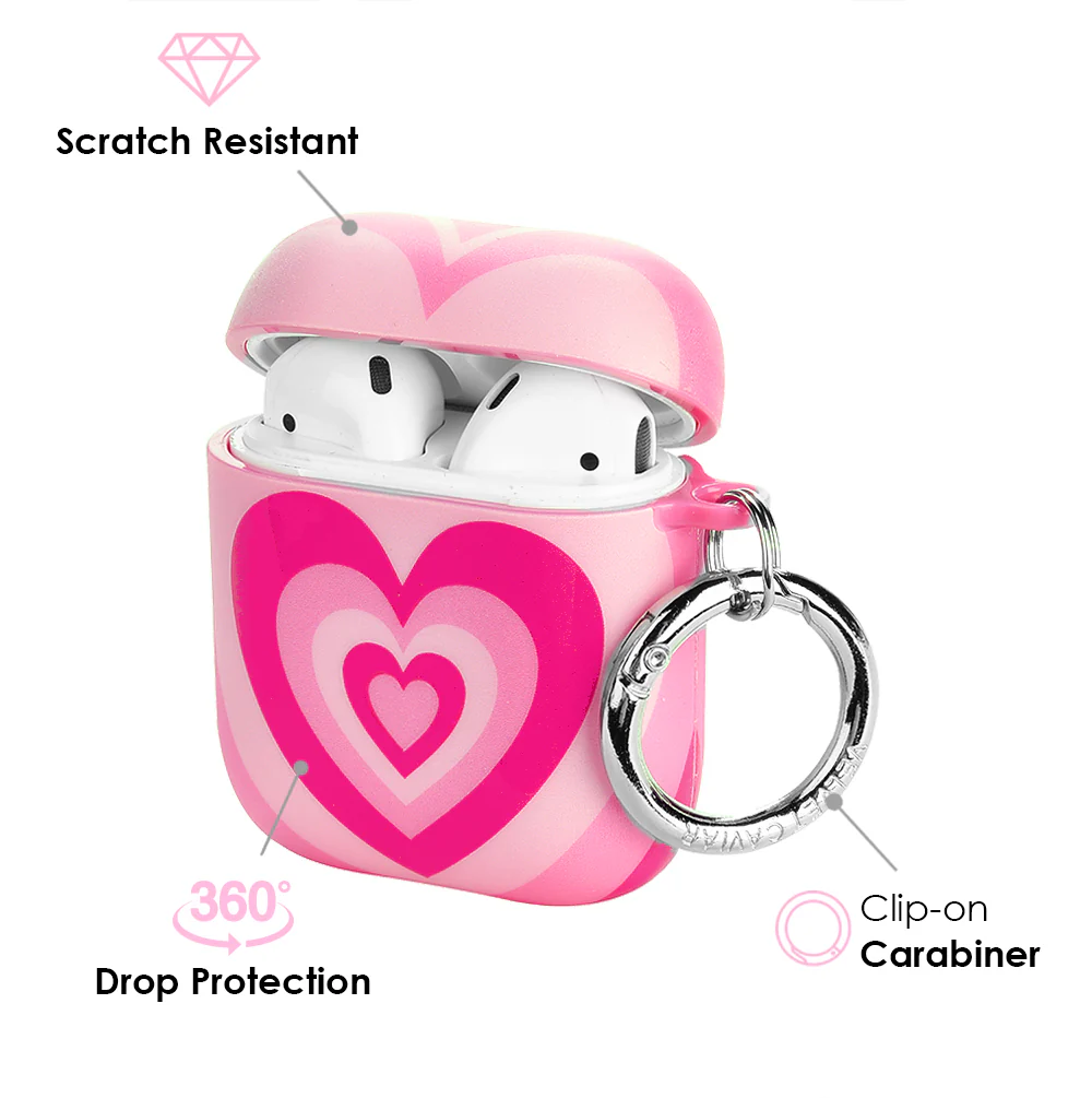 Pink Sweethearts AirPod Case - Image 3