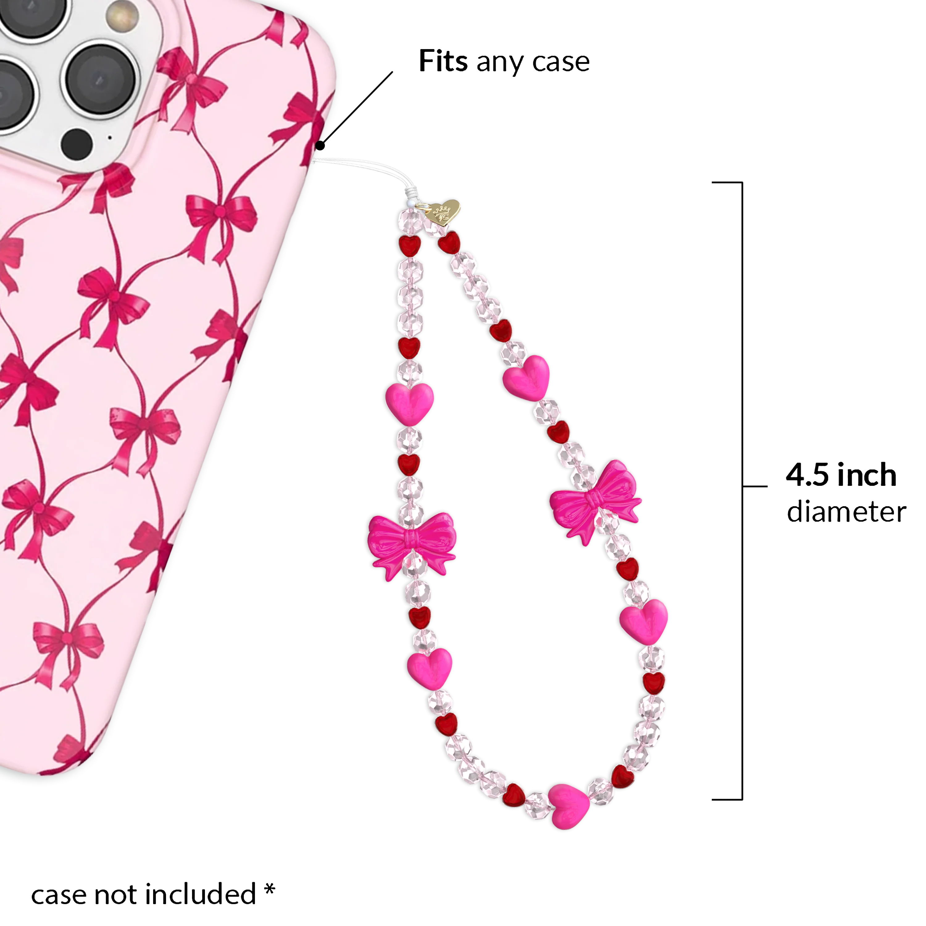 Ballerina Bows Phone Charm - Image 3