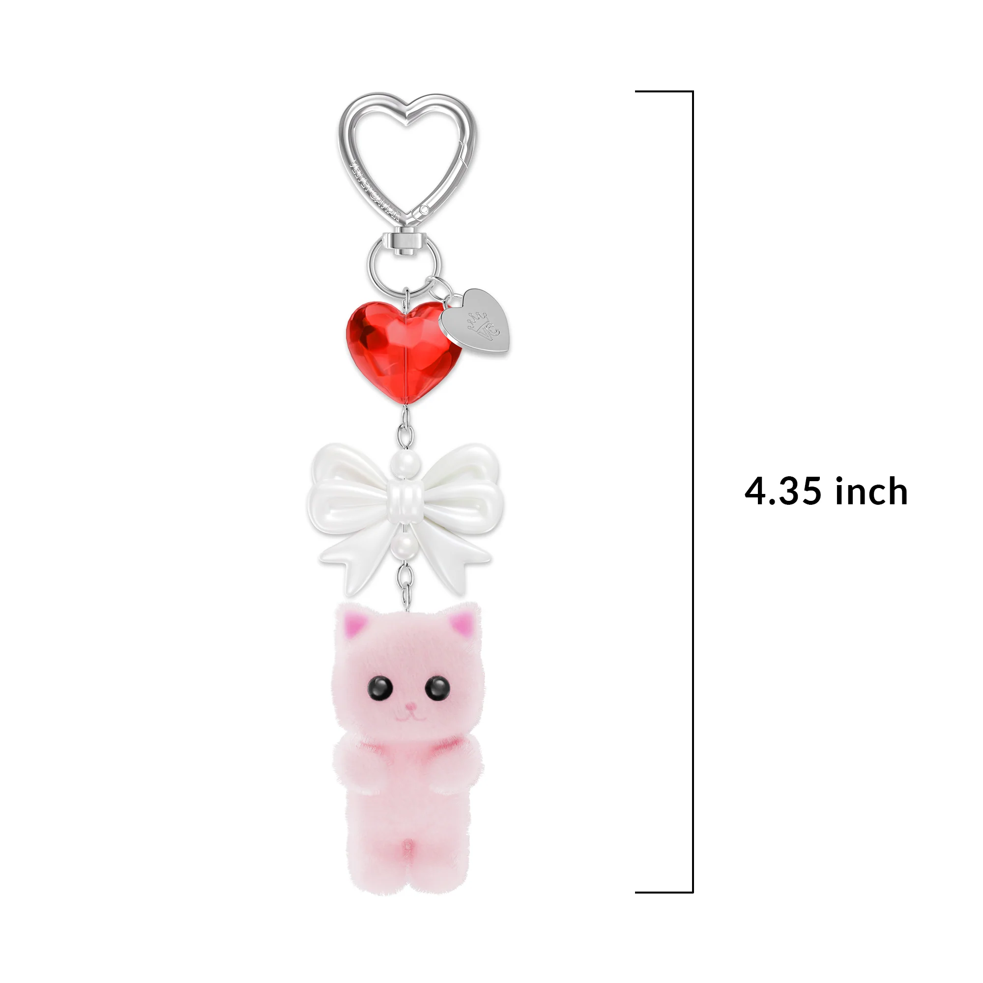 Pink Cat Bag Charm - Image 4