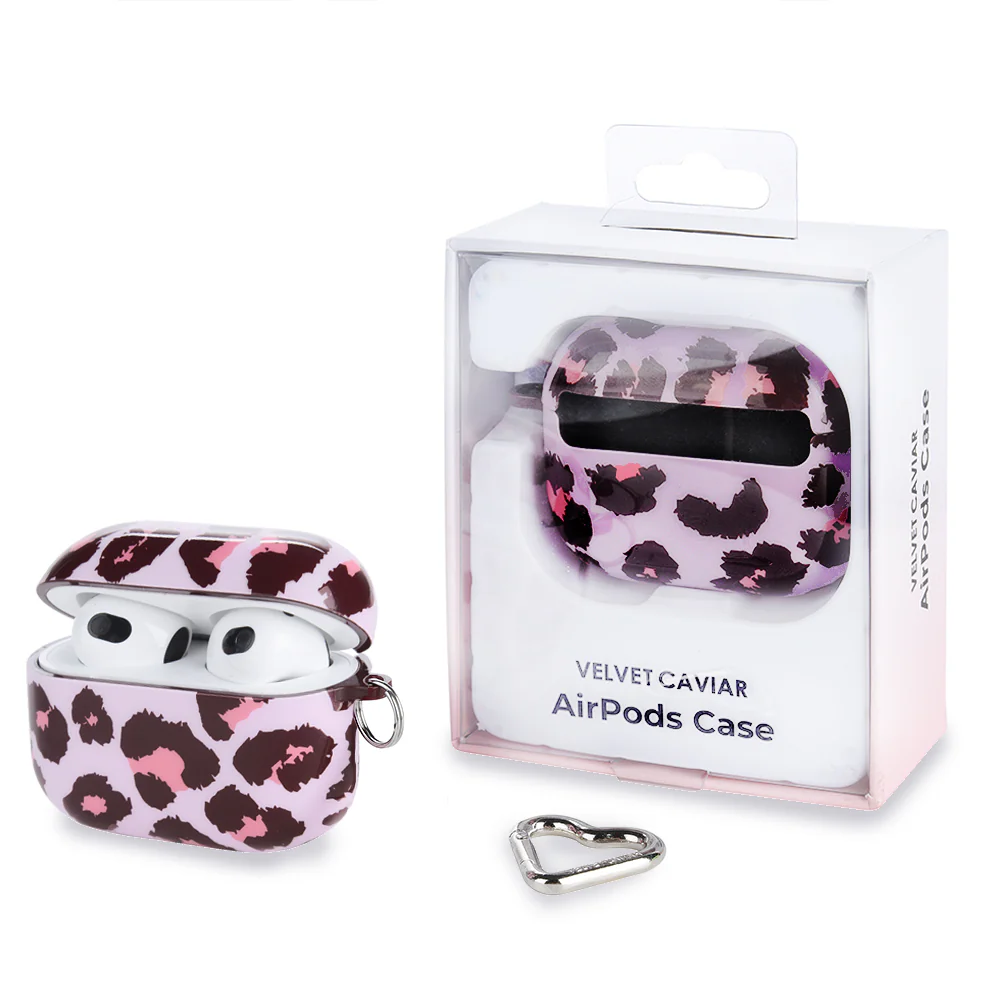 Purrfect Pink Leopard AirPod Case - Image 10