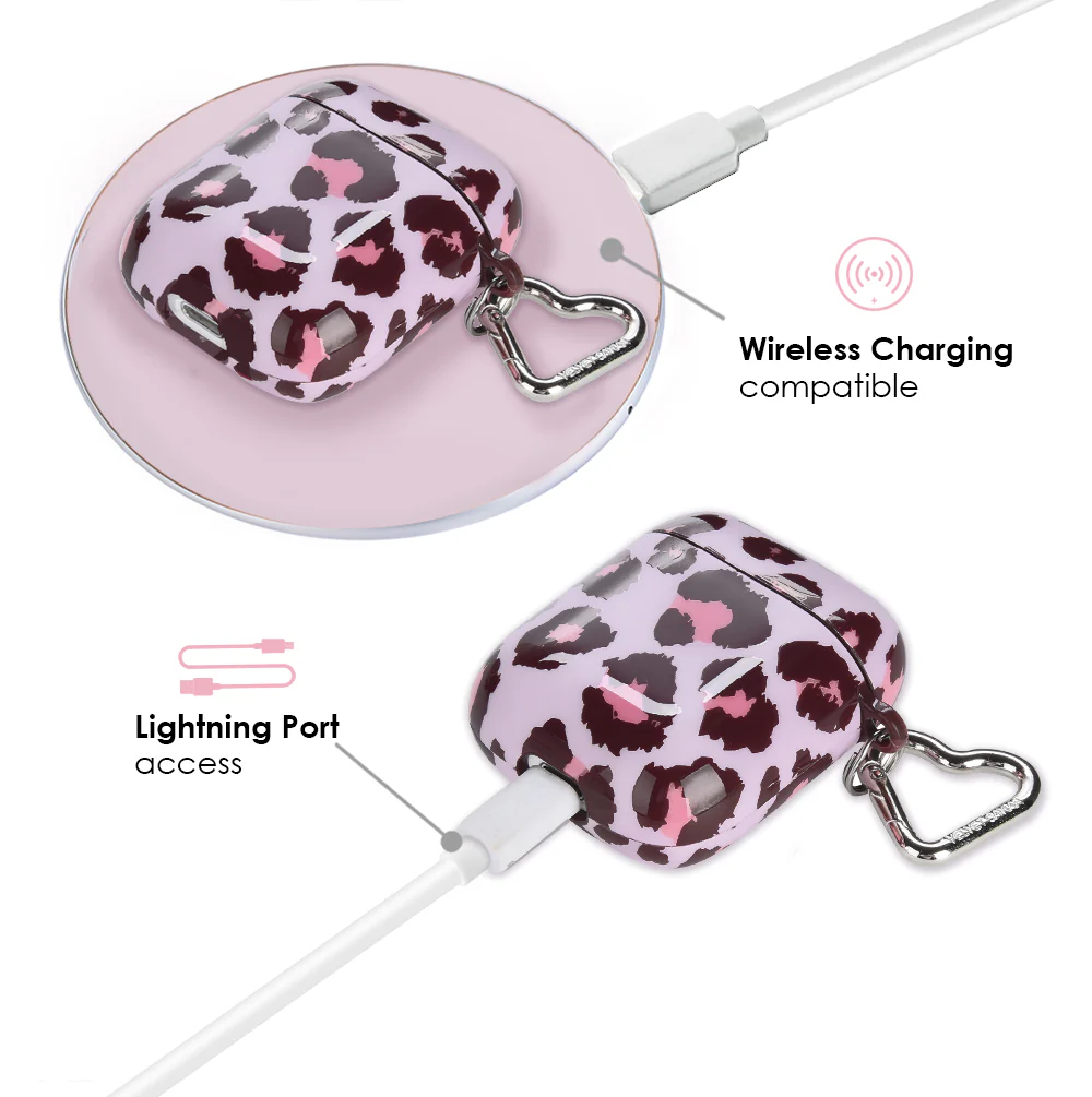 Purrfect Pink Leopard AirPod Case - Image 4